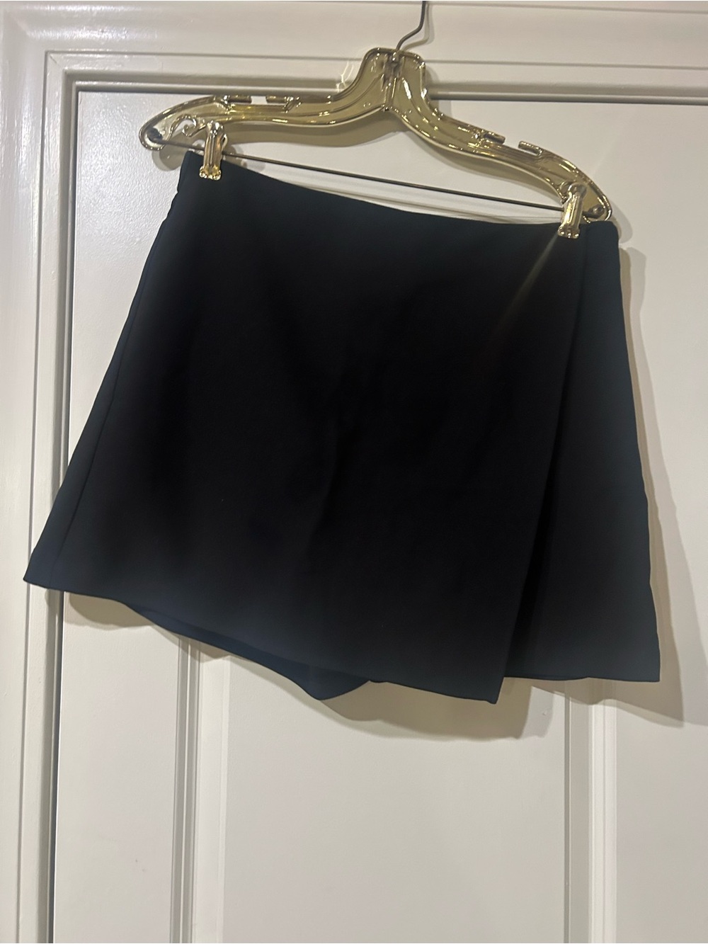 Nine West Black Mini Skirt with A-Line Silhouette